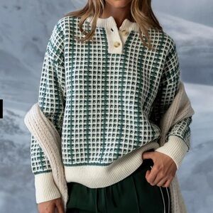 Bohme camile oversized knit sweater BNWT